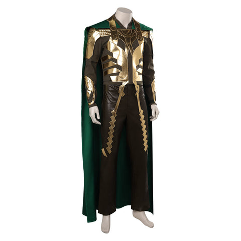 SeeCosplay Loki Season 2 Loki Green Cloak Costume for Party Carnival Halloween Cosplay Costume