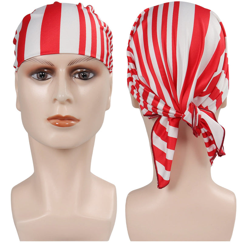 One Piece: Costume Buggy Striped Cosplay Headband Halloween Carnival Accessories