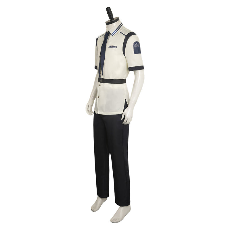 One Piece:Costume Marines Short Sleeved Outfits Uniform Halloween Carnival Cosplay Costume