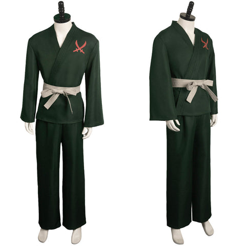 SeeCosplay TV One Piece Roronoa Zoro Green Outfit Party Carnival Halloween Cosplay Costume