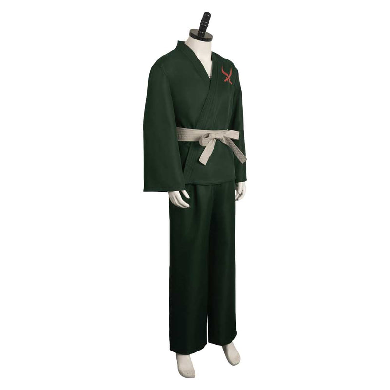 One Piece:Costume Roronoa Zoro Green Outfit Party Carnival Halloween Cosplay Costume