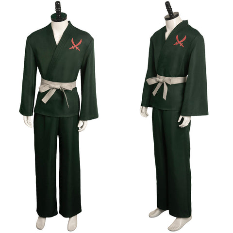 SeeCosplay TV One Piece Roronoa Zoro Green Outfit Party Carnival Halloween Cosplay Costume
