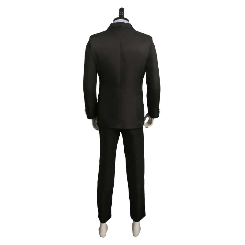 One Piece:Costume Sanji Black Suit Cosplay Halloween Carnival Costume