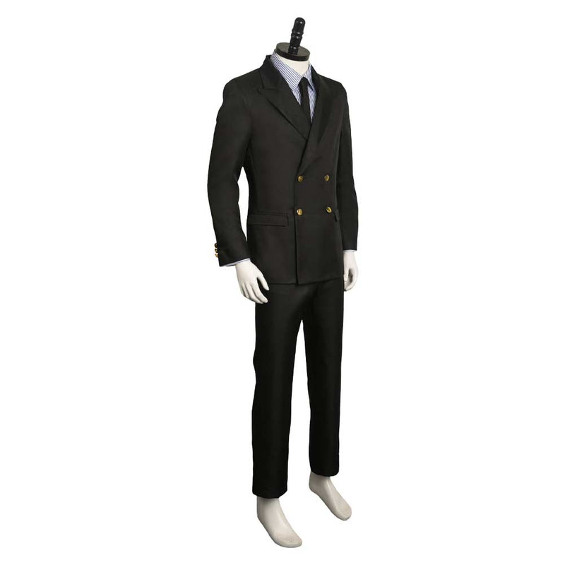 One Piece:Costume Sanji Black Suit Cosplay Halloween Carnival Costume