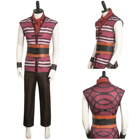 TV One Piece The Clown Buggy  Striped Outsuits Party Carnival Halloween Cosplay Costume