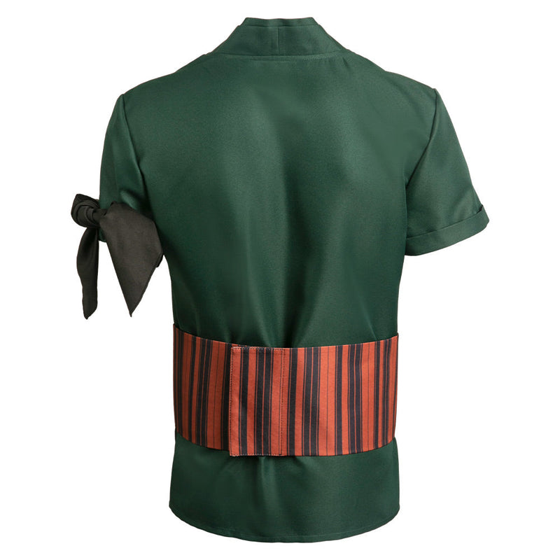 One Piece:Costume Zoro Green Top Outfits Party Carnival Halloween Cosplay Costume