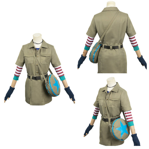 TV Scott Pilgrim Takes Off Ramona Flowers Green Set Outfits Cosplay Costume Halloween Carnival Suit