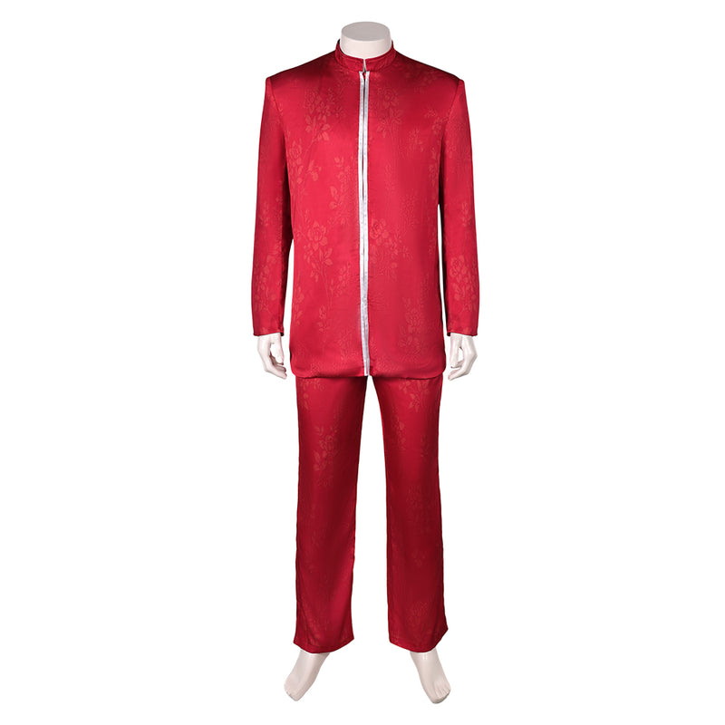 TV Yu Yu Hakusho 2023 Kurama Red Jacket Set Cosplay Costume Outfits Halloween Carnival Suit