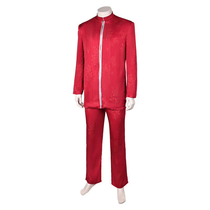 TV Yu Yu Hakusho 2023 Kurama Red Jacket Set Cosplay Costume Outfits Halloween Carnival Suit