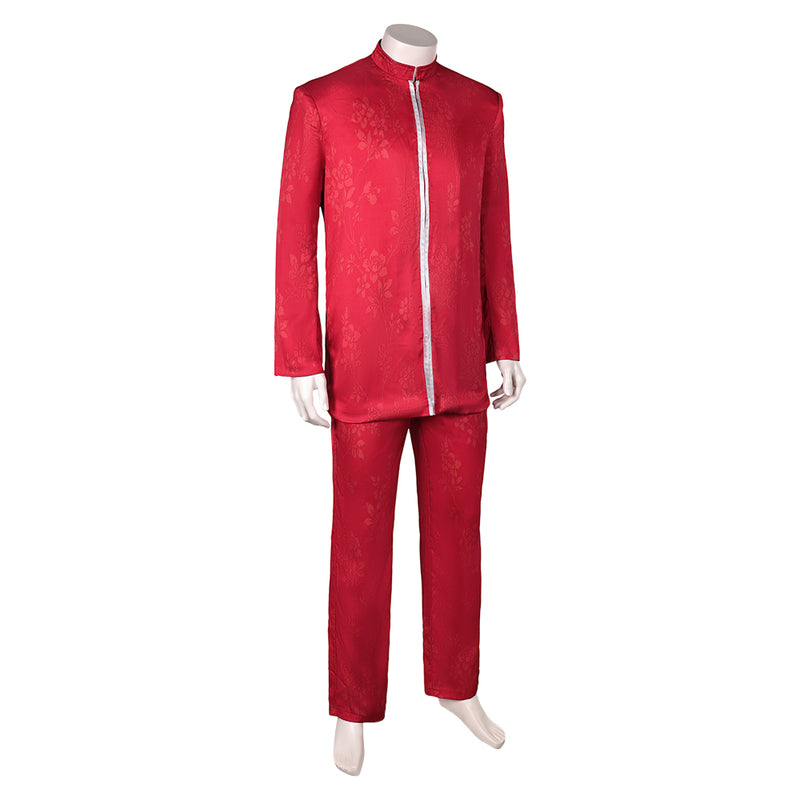 TV Yu Yu Hakusho 2023 Kurama Red Jacket Set Cosplay Costume Outfits Halloween Carnival Suit