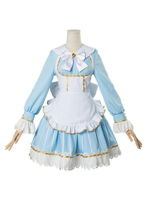 Female Love Live ! Ruby Kurosawa Aqours Wonderland Ver Maid Dress Cosplay Costume